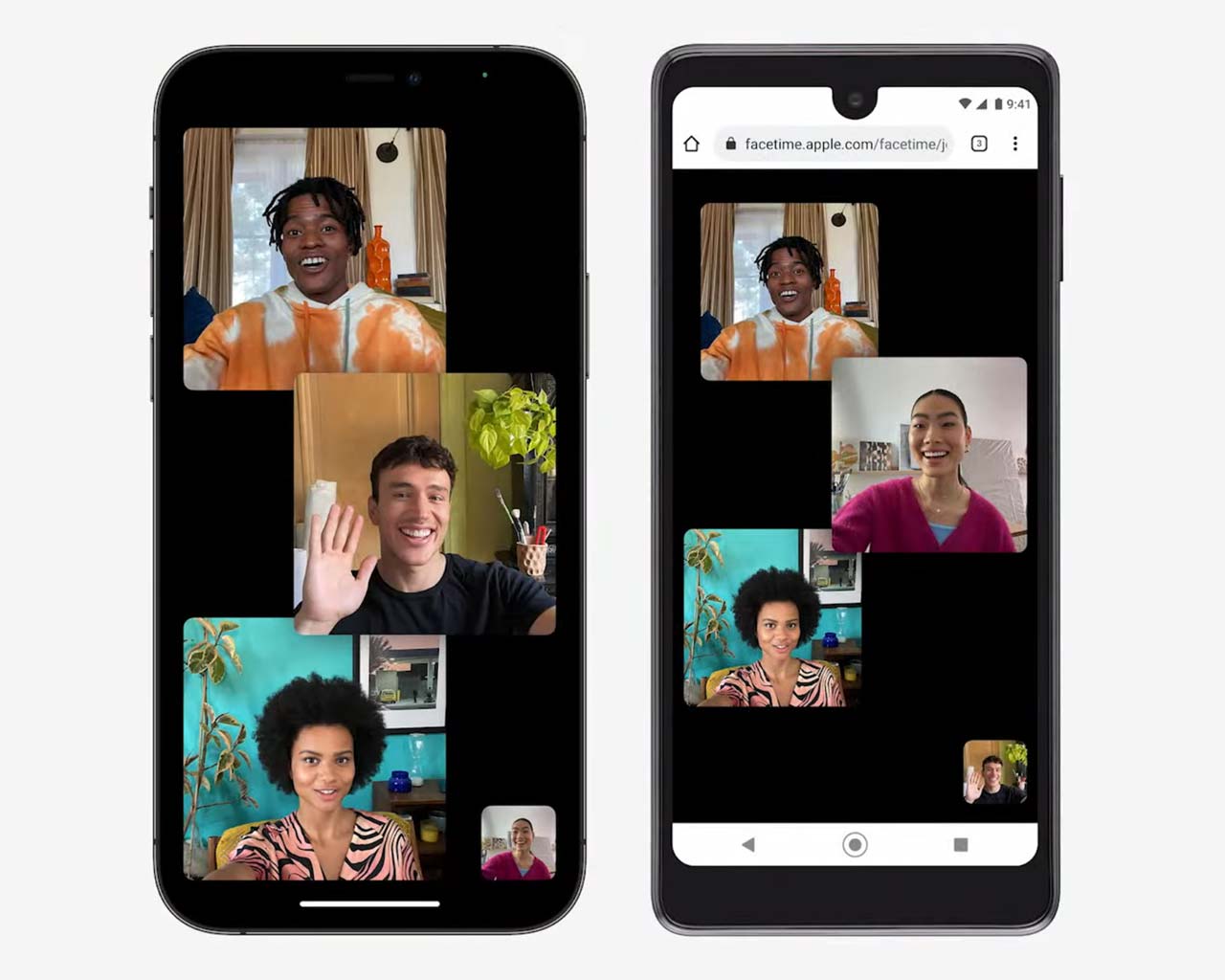 facetime di iphone dan android
