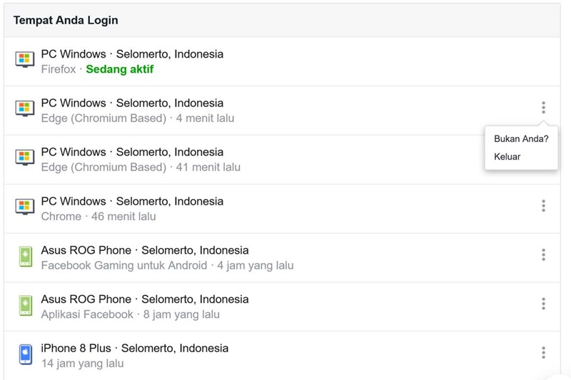 Cara Hapus Perangkat “Asing”