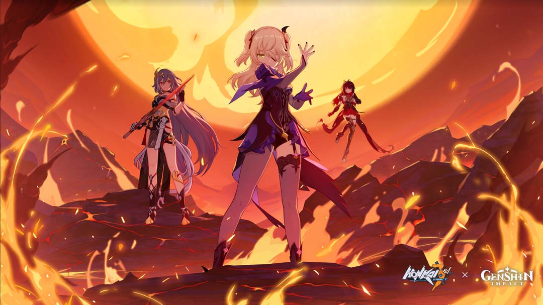 crossover honkai impact 3rd dan genshin impact
