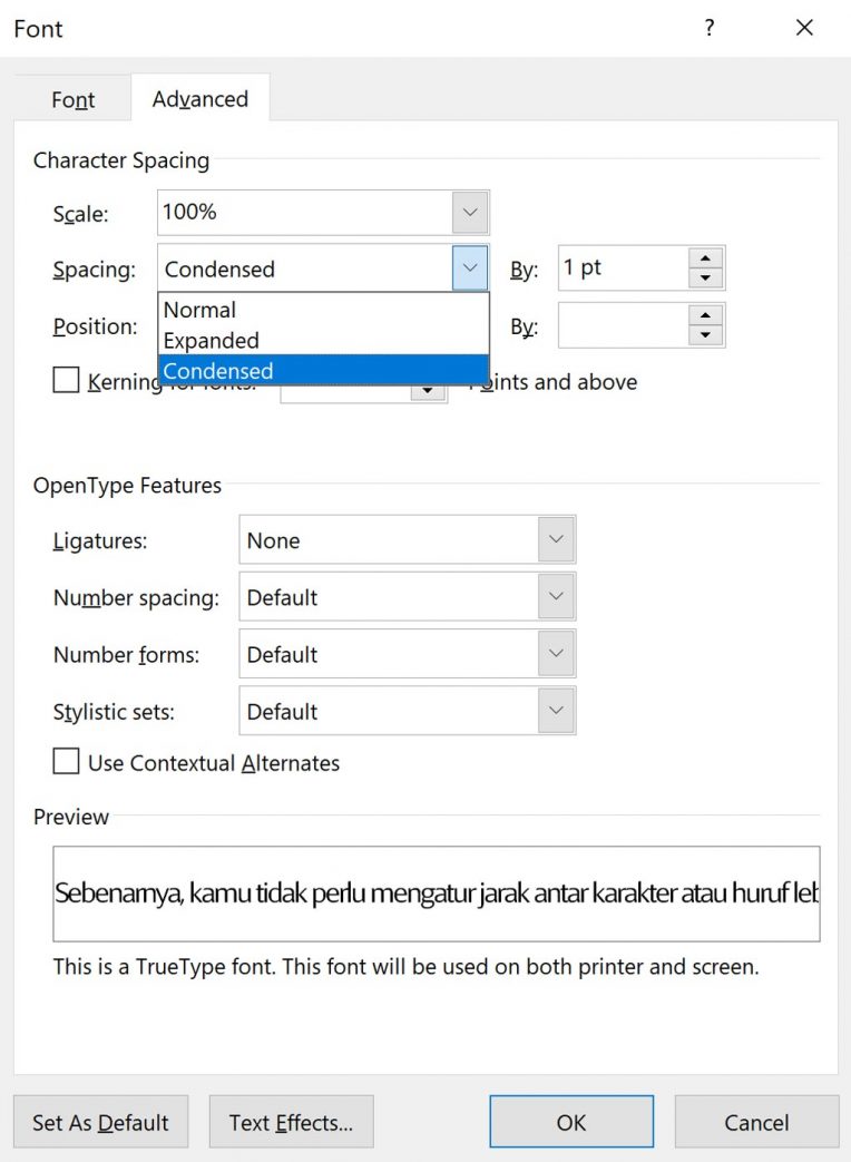 Cara Mengatur Spasi Di MS Word Dengan Cerdas