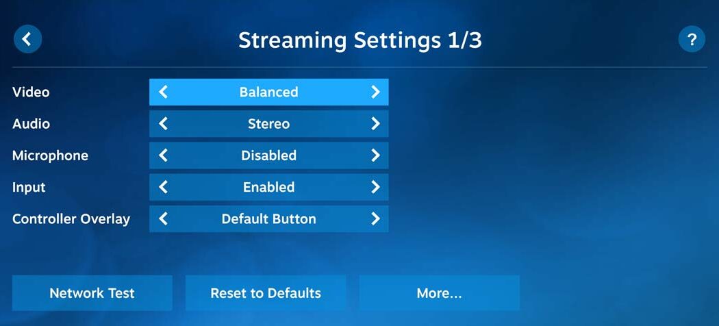 steam link streaming setting 01