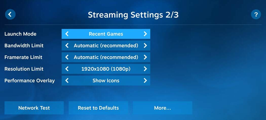 steam link streaming setting 02