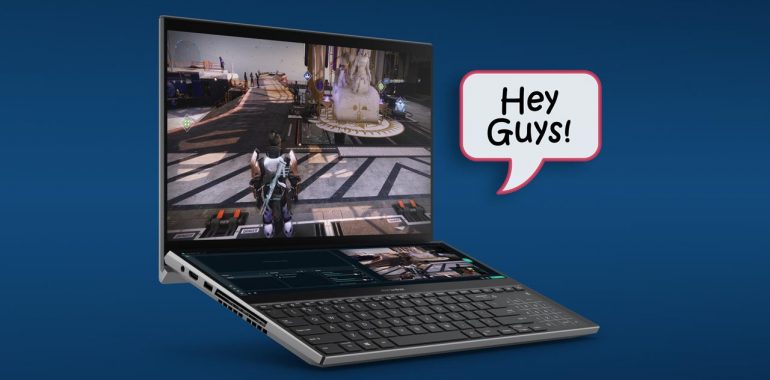 zenbook pro duo live streaming
