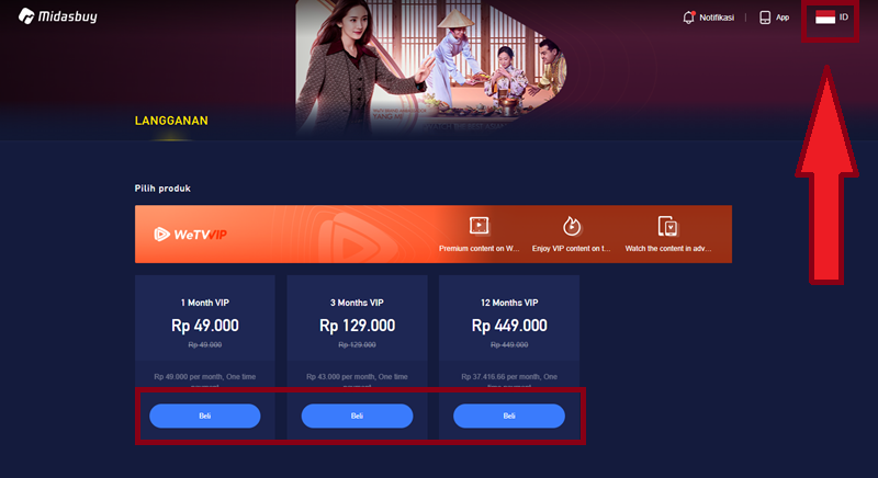 Daftar via Web Browser untuk Laptop atau PC 5