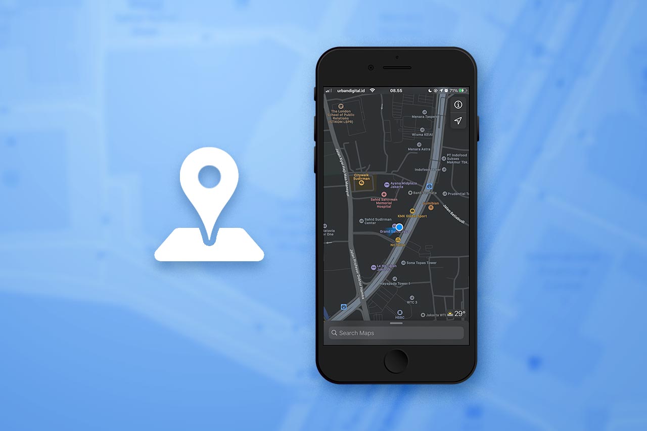 lokasi gps iphone