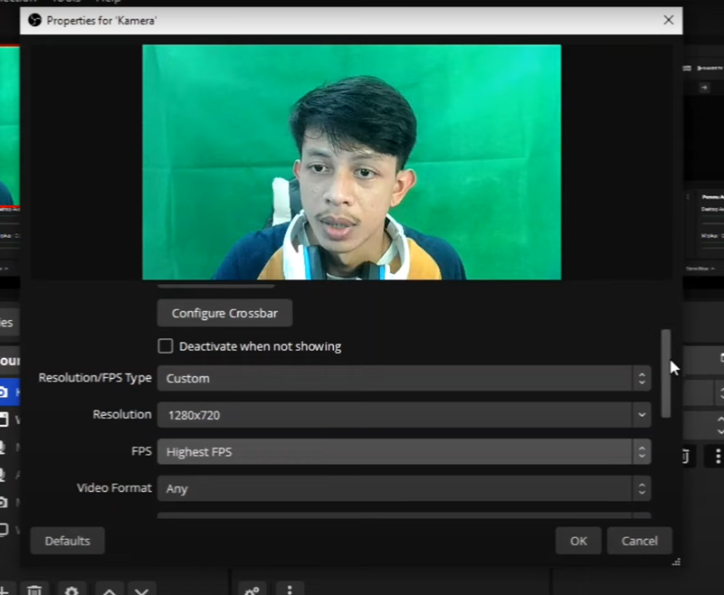 Cara Menambahkan Layar Webcam Saat Merekam Layar Windows pakai OBS Studio 3