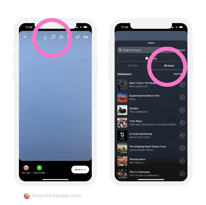 Cara Mencari Lagu Instagram Reels