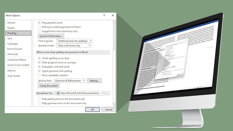 Tips Spelling Microsoft Word