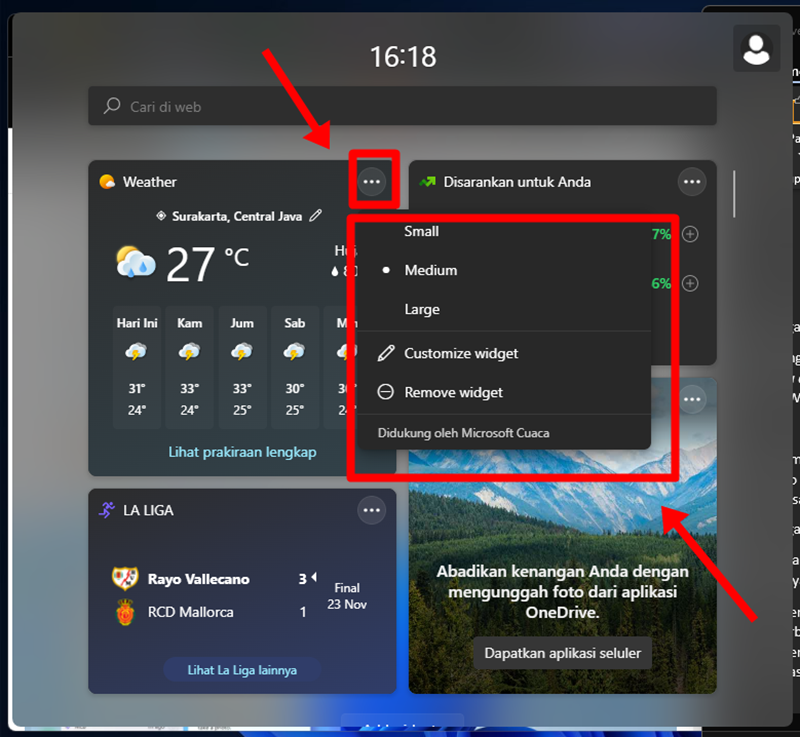 Cara Mengatur Widget Windows 11 1
