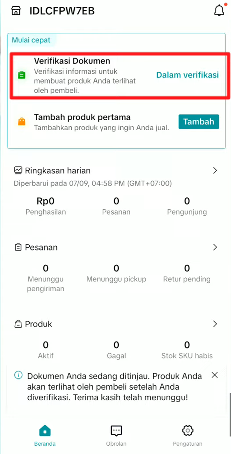 Cara Daftar Aplikasi TikTok Seller 12