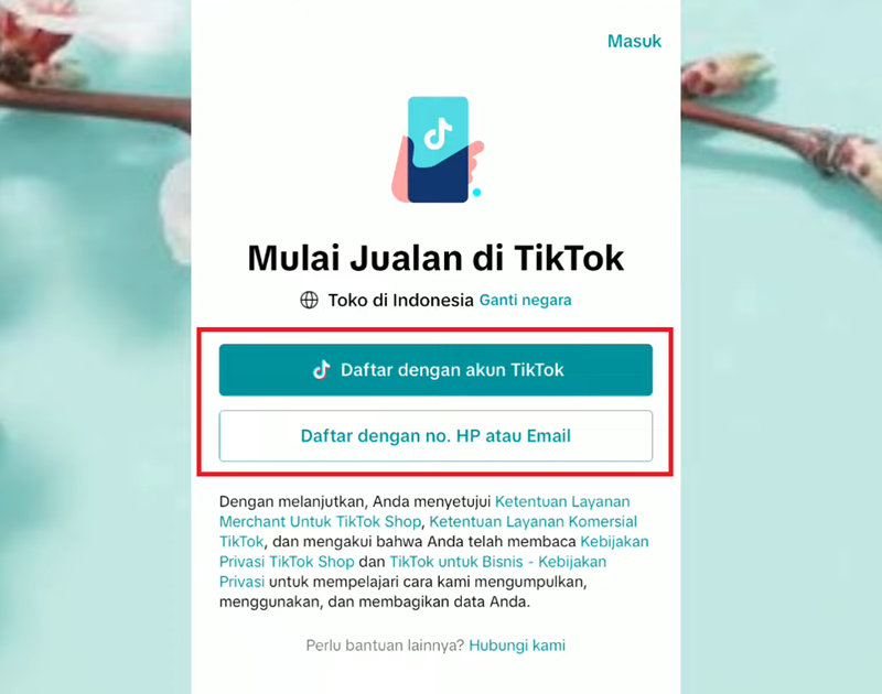 Cara Daftar Aplikasi TikTok Seller 2