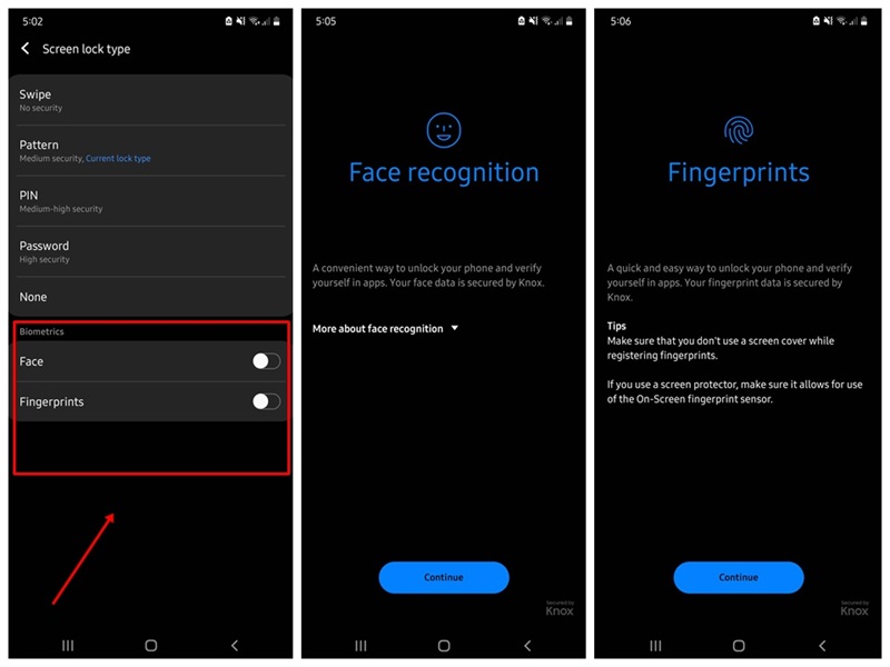 Pengaturan Kunci Layar - cara setting hp samsung 1