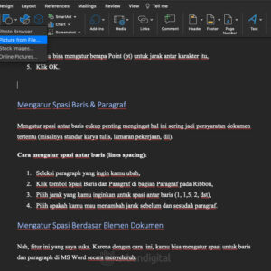 Cara Menambahkan Gambar ke Dokumen Microsoft Word dengan Mudah ...
