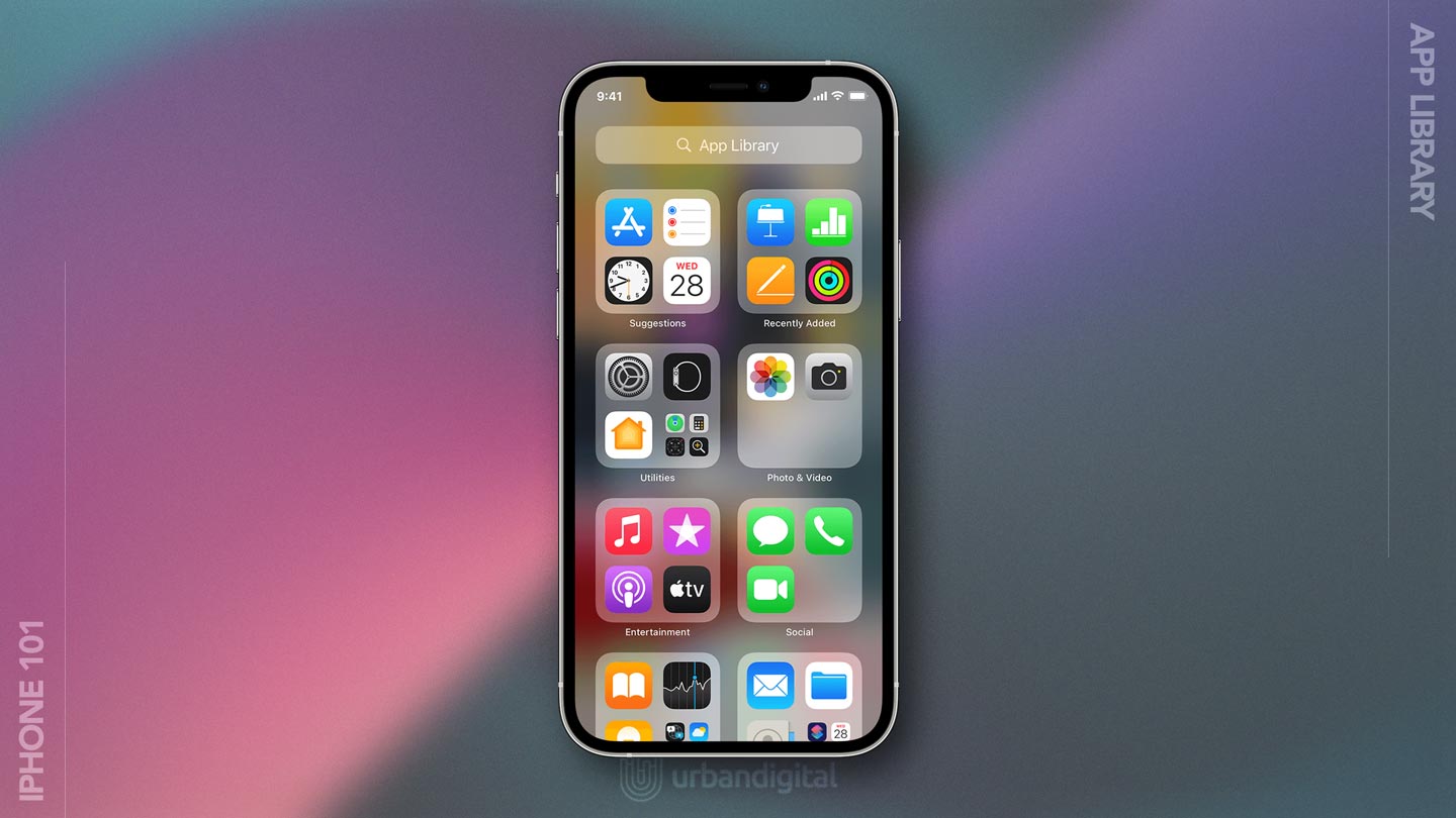 ios15 iphone app library