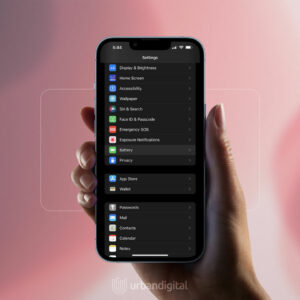 setting iphone