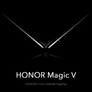 teaser ponsel lipat honor magic v