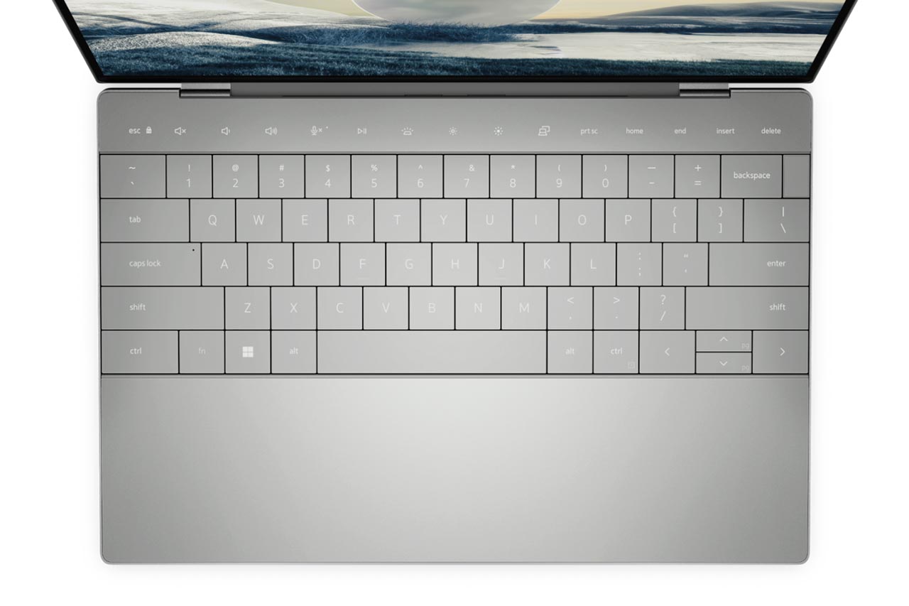 Dell XPS 13 Plus keyboard touchpad