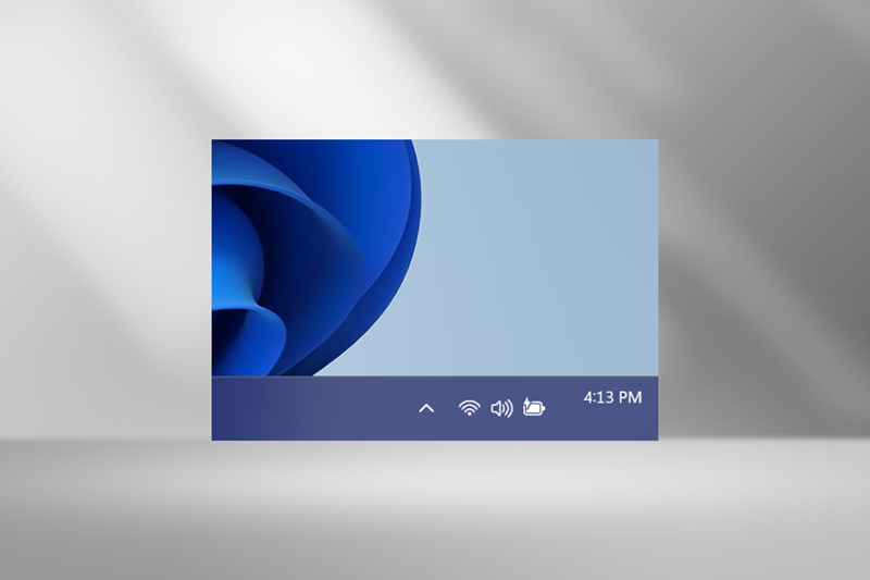 Via Menu Baterai di Taskbar