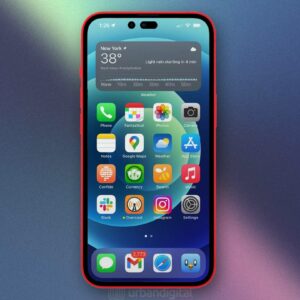 iPhone 14 Mockup pill camera concept