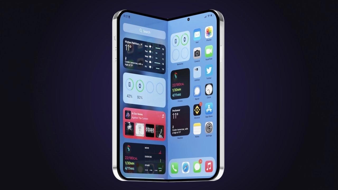 konsep iPhone lipat