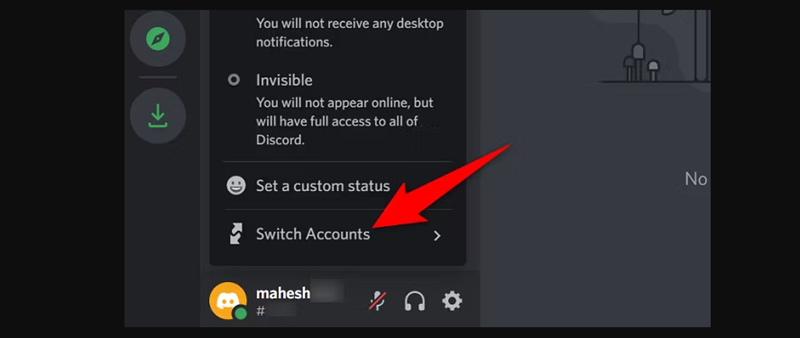 Melakukan Pergantian Akun di Discord Account Switcher 1