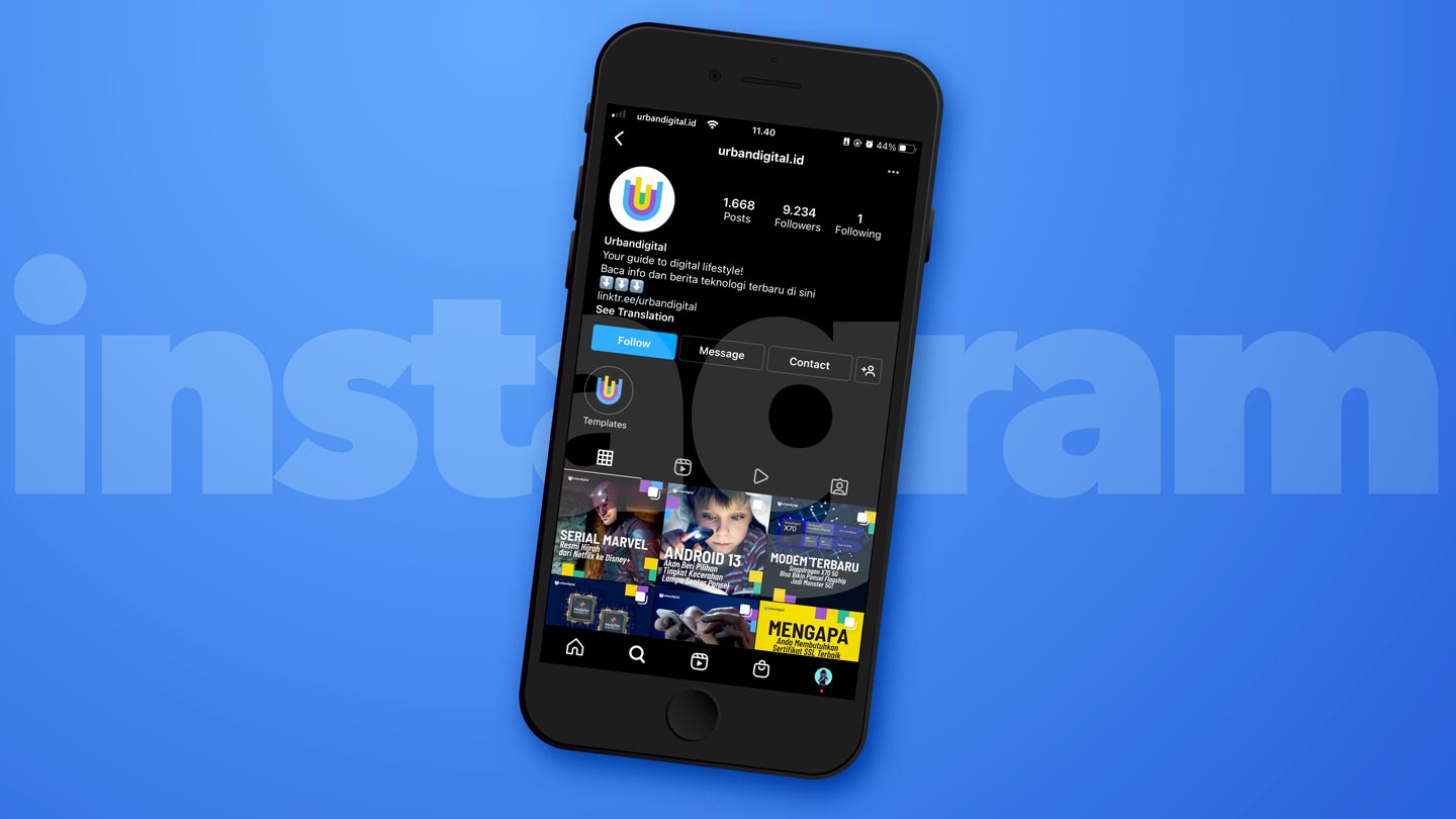 instagram bio iphone