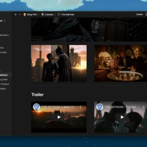 Format galeri gambar dan video Notion