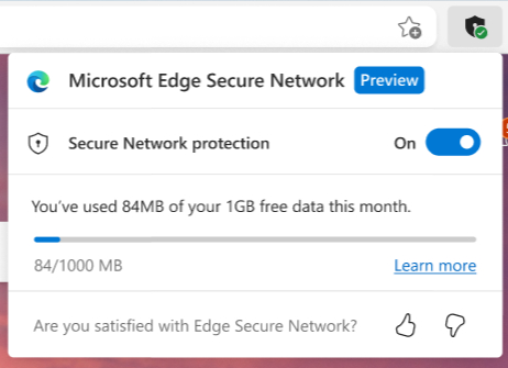 microsoft edge secure connection preview