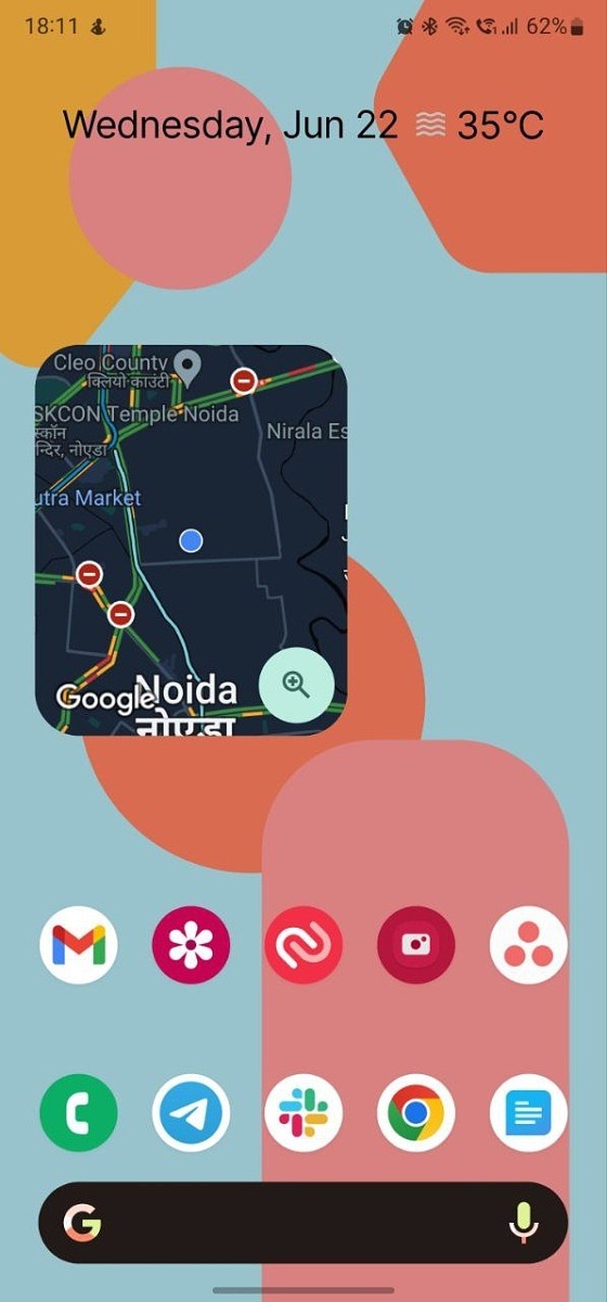 widget pantau kemacetan google maps