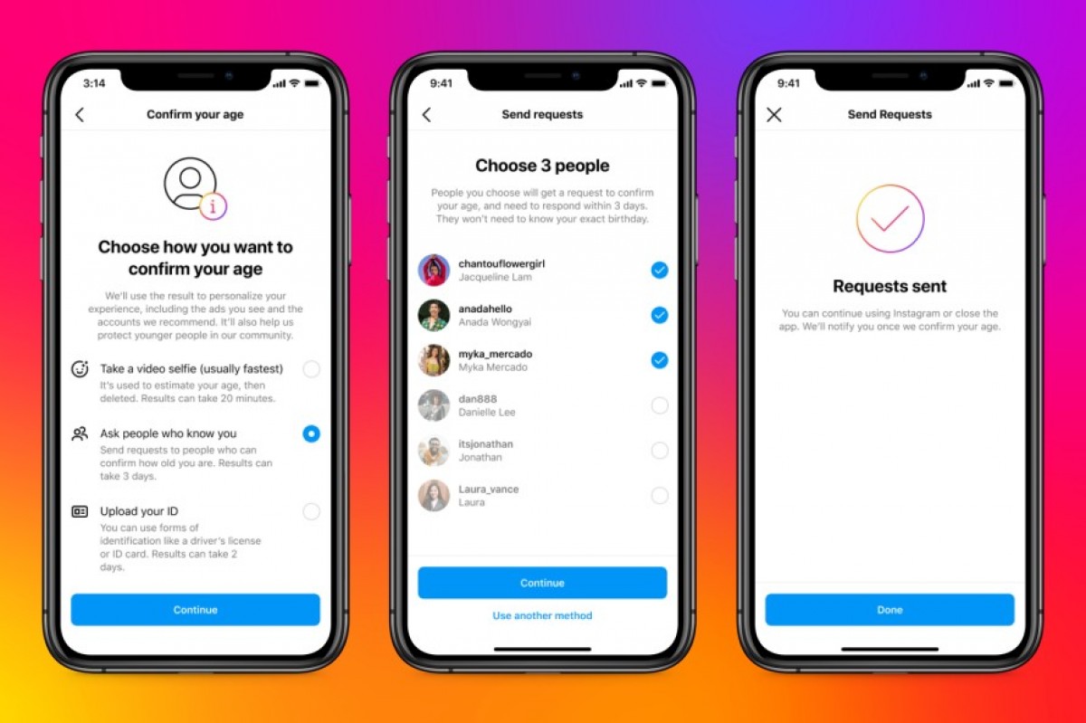 instagram verifikasi umur video selfie