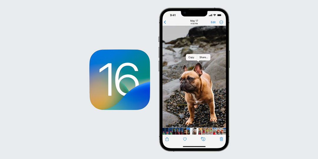 copy share ios 16