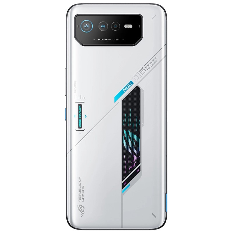 Storm White ROG Phone 6 on white