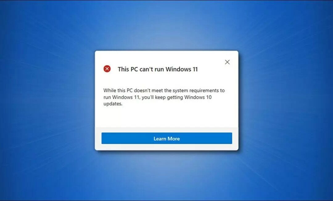 Cara Mengatasi This PC Cant Run Windows 11