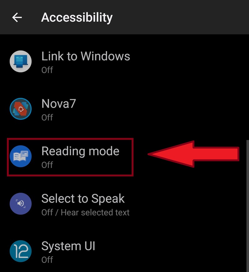 Menggunakan Reader Mode dari HP 4