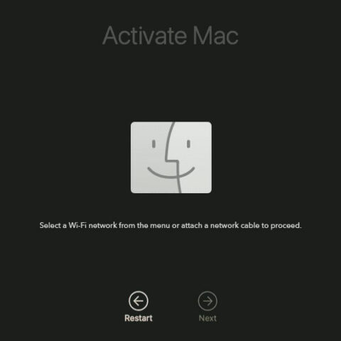 activate mac network