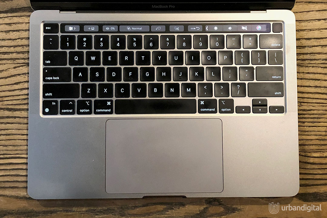 keyboard dan trackpad macbook pro 13 m1 2020