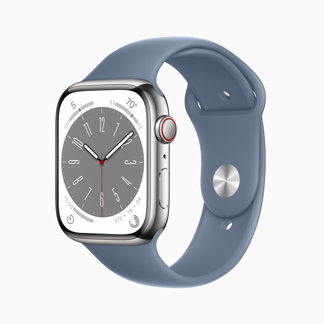 Apple Watch S8 stainless steel silver