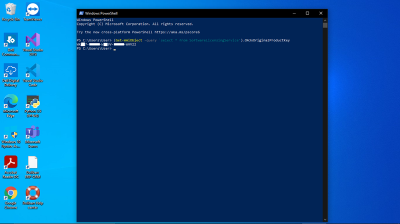 Cara Melihat Product Key Windows Lewat Power Shell
