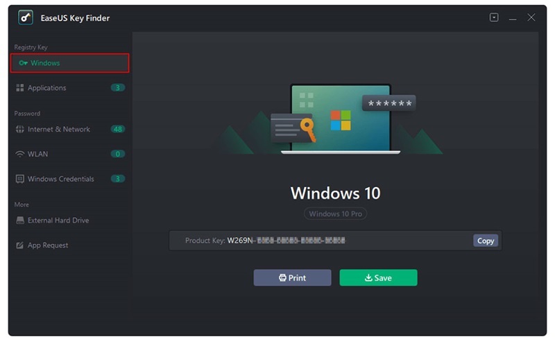 Melihat Product Key dari Update Gratis Windows Pakai Aplikasi EaseUS Key Finder - cara mencari product key windows
