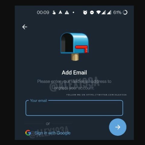 perlindungan email akun telegram