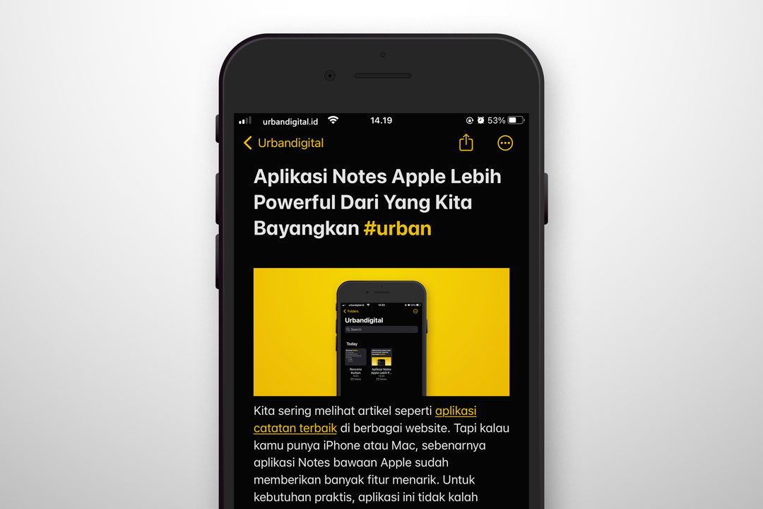 aplikasi notes apple iphone