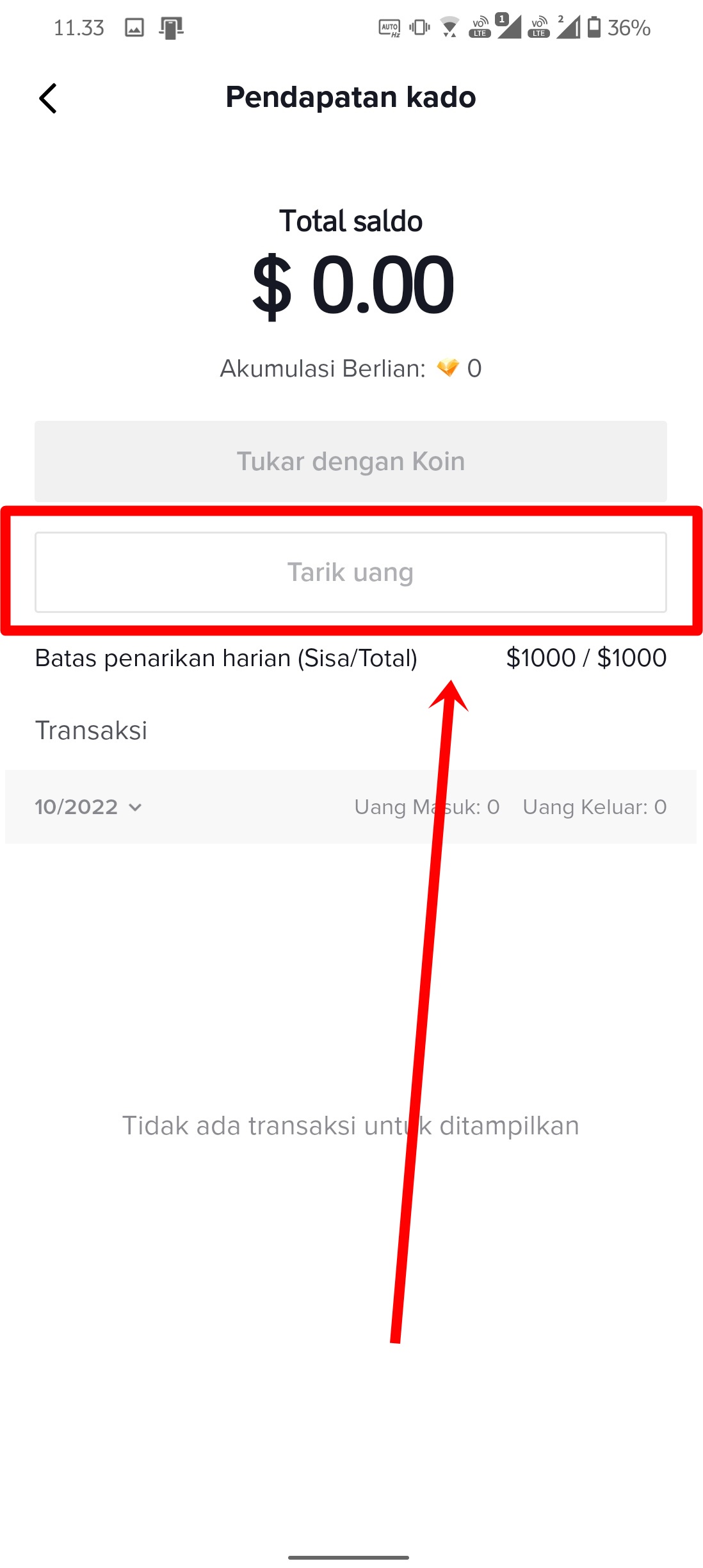 cara mendapatkan poin di tiktok