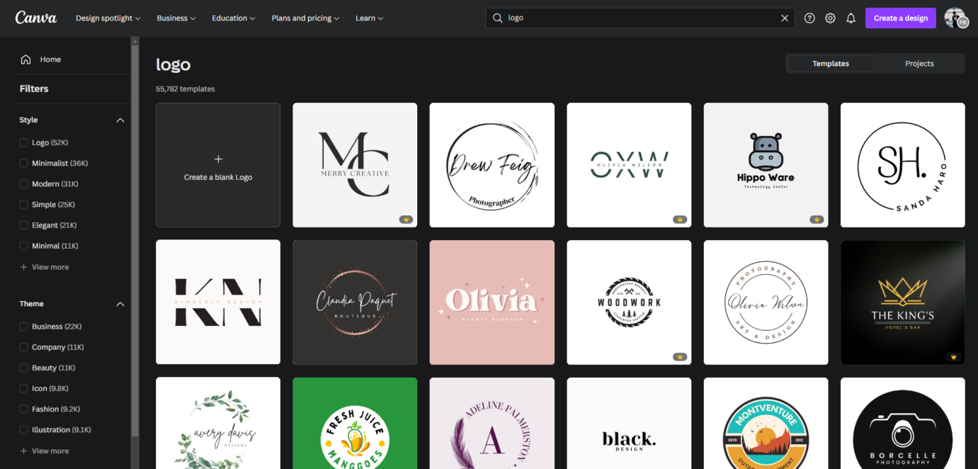 Cara Membuat Logo Di Canva 100 Gratis Dan Praktis Tanpa Skill Desain 