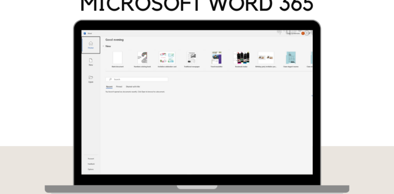 Cara Menyimpan File di Microsoft Word 365