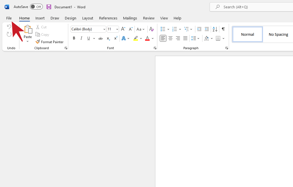 Cara Menyimpan File di Microsoft Word 365 - Step 2