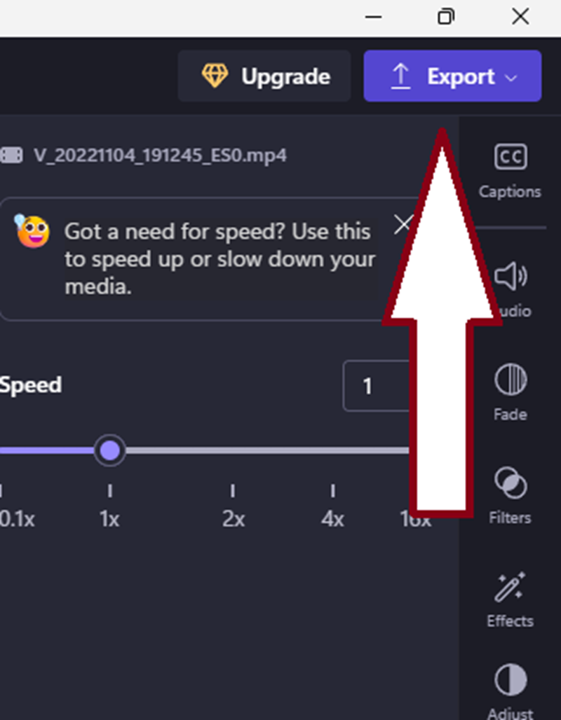 Cara Save Video di Clipchamp 1
