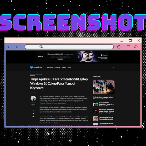 Cara Screenshot di Laptop Windows 10