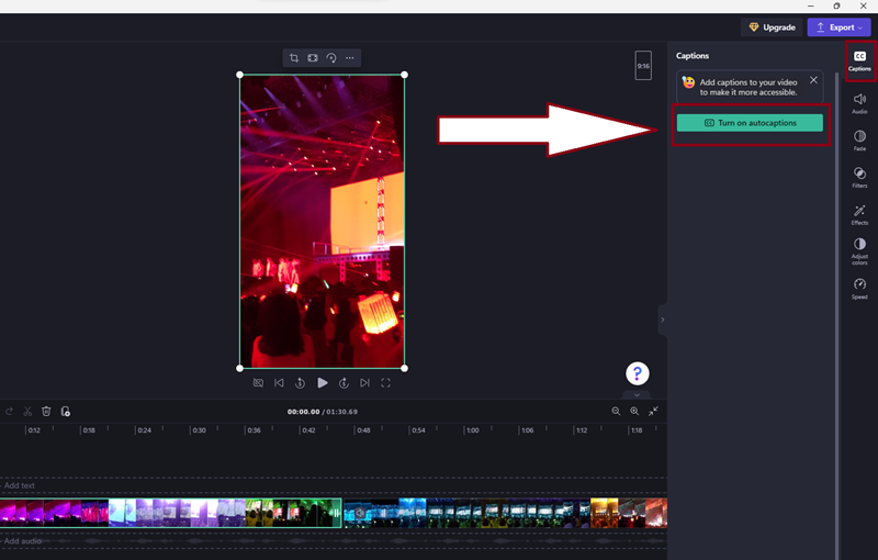 Tutorial Clipchamp Pakai Fitur yang Ada di Toolbar Bagian Kanan 1