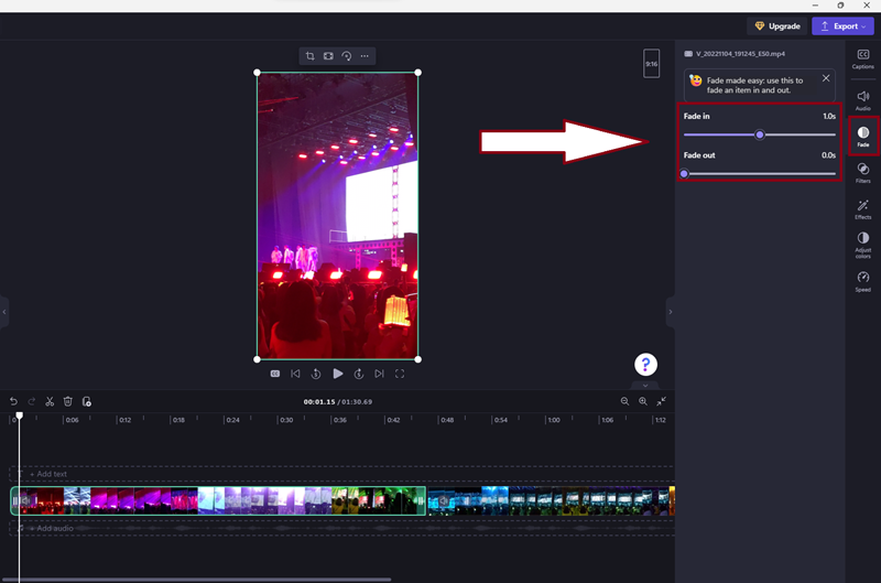 Tutorial Clipchamp Pakai Fitur yang Ada di Toolbar Bagian Kanan 4