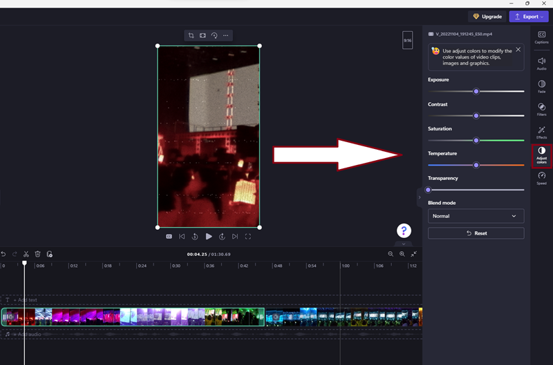 Tutorial Clipchamp Pakai Fitur yang Ada di Toolbar Bagian Kanan 7